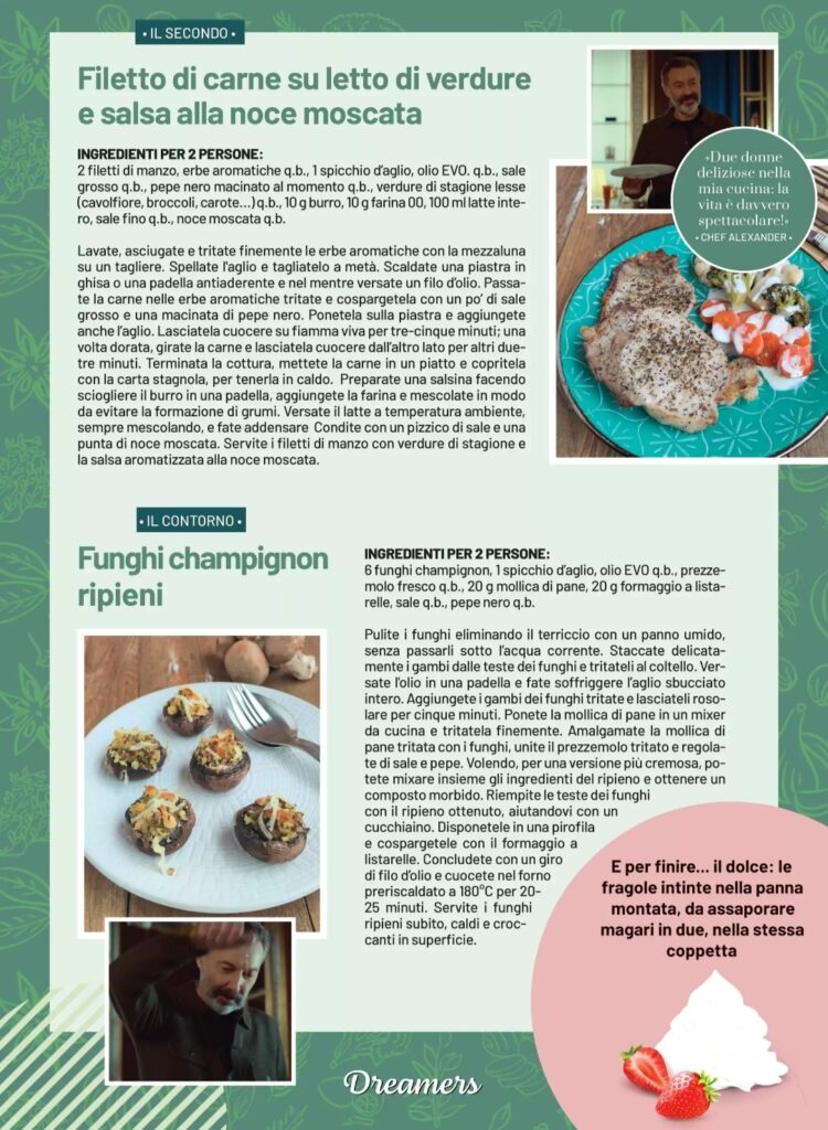 Dreamers Magazine N.3 - La cena d'amore perfetta secondo Chef Alexander